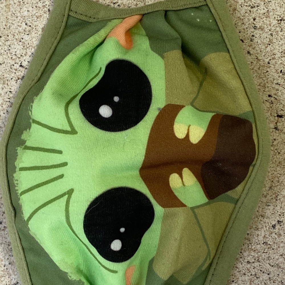 Baby Yoda Disney Adult Mask. New in package